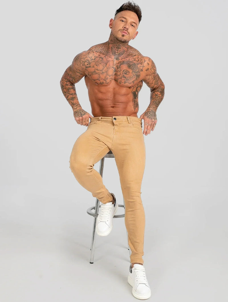 Tyrone Slim Fit Jeans - Khaki