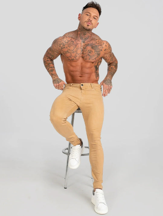 Tyrone Slim Fit Jeans - Khaki