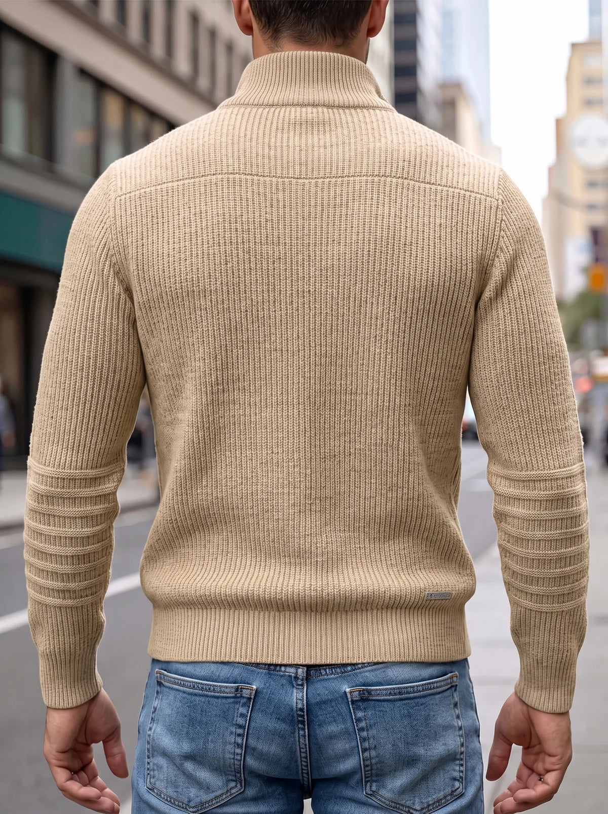 Zip Knit Sweater 4-Pack | Valerio