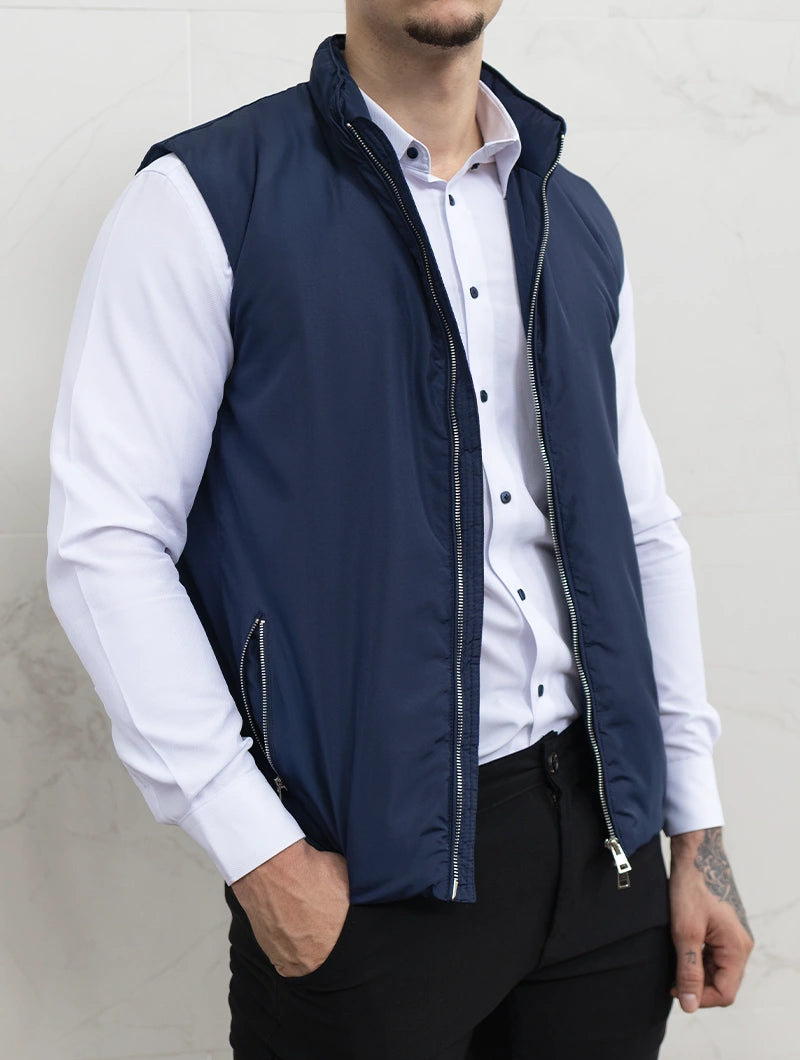 Burton Vest - Navy Blue