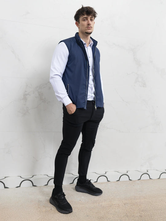 Burton Vest - Navy Blue