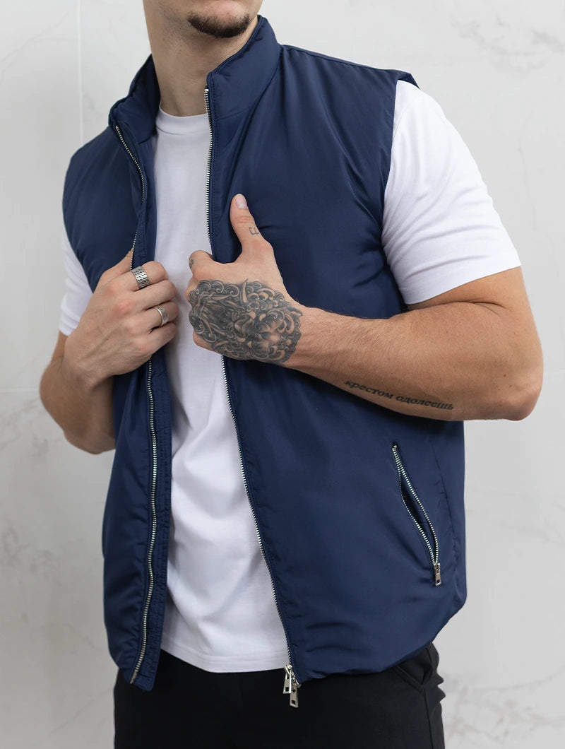 Burton Vest - Navy Blue