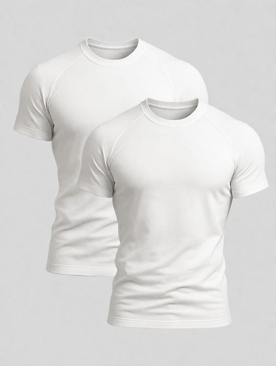 White T-Shirt 2-Pack | Aleano