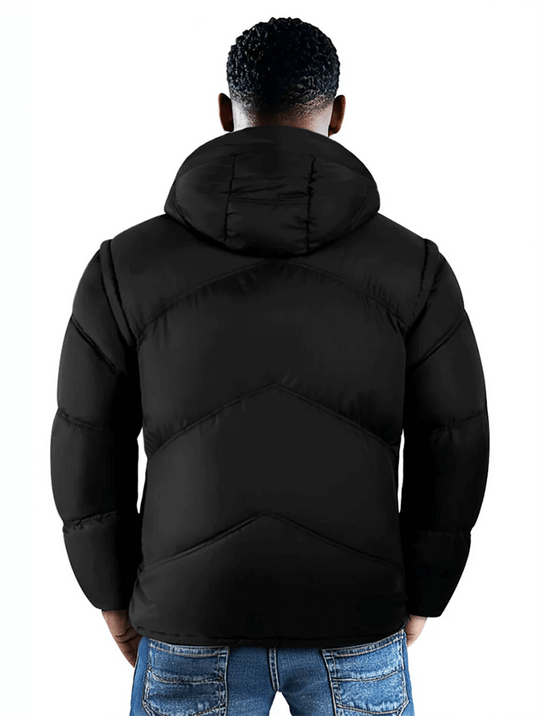 Metro Puffer Jacke - Schwarz