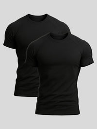 Black T-Shirt 2-Pack | Aleano