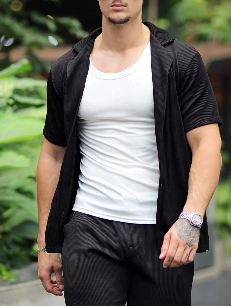 Kairo Stretch Tank Tops - White