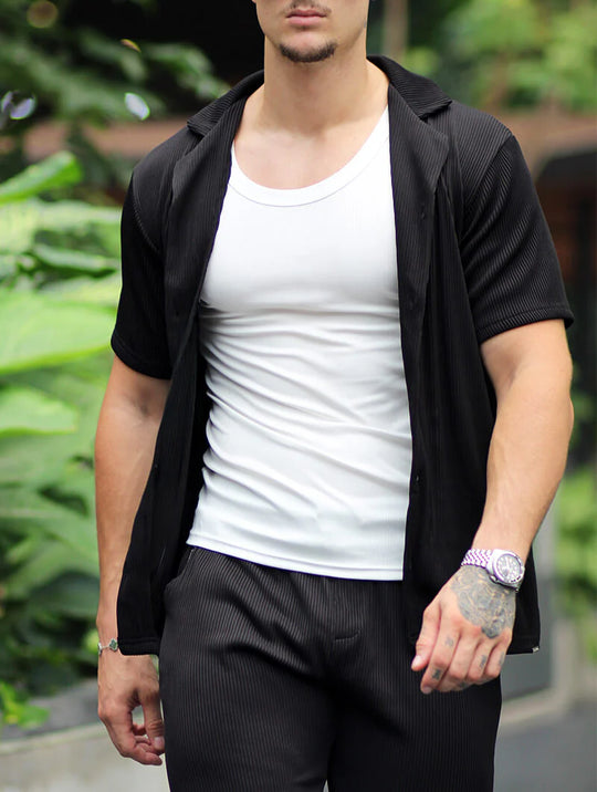 Kairo Stretch Tank Tops - White