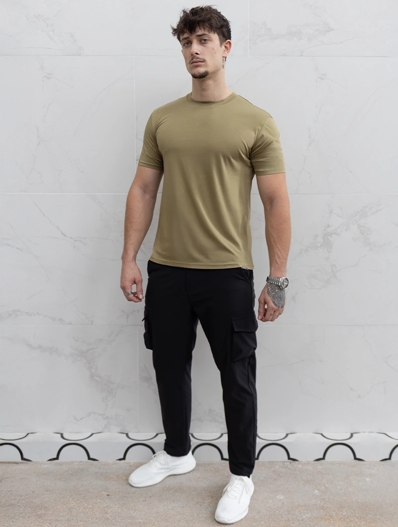 Evano T-Shirt - Khaki Green