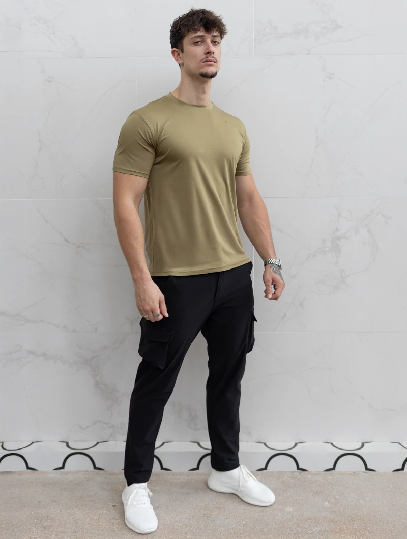 Evano T-Shirt - Khaki Green