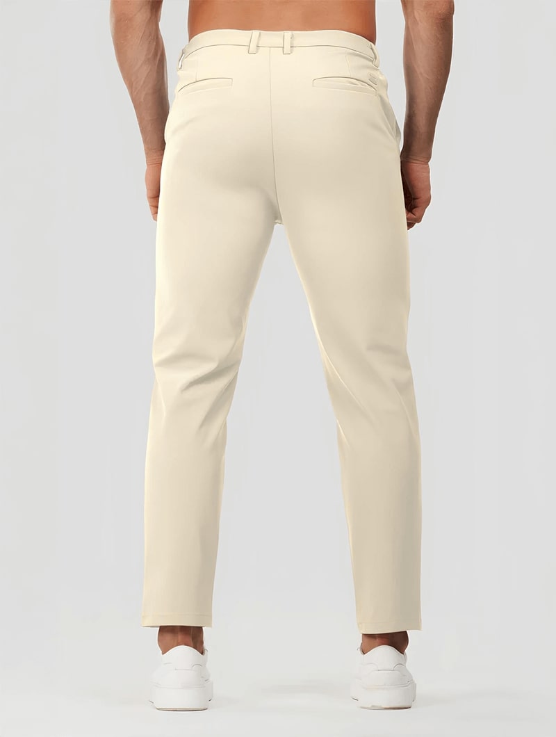 Balinaro Rocio men’s beige stretch pants - modern everyday wear