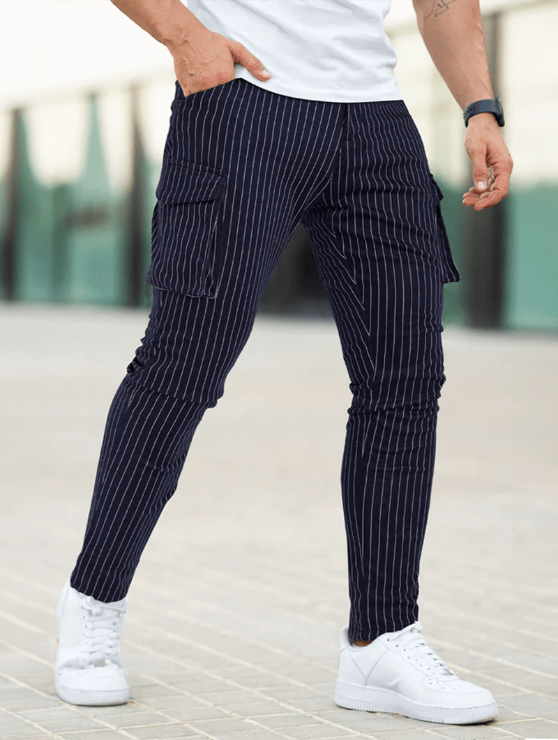 Vittorio Slim Fit Pants - Marineblau