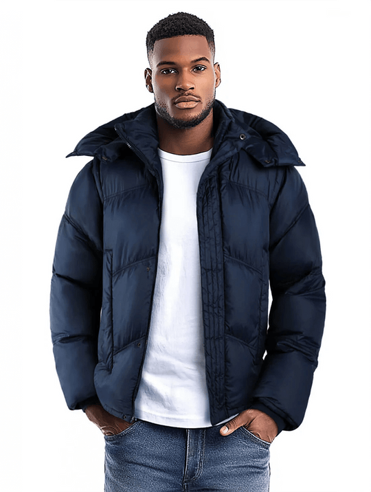 Metro Puffer Jacke - Blau