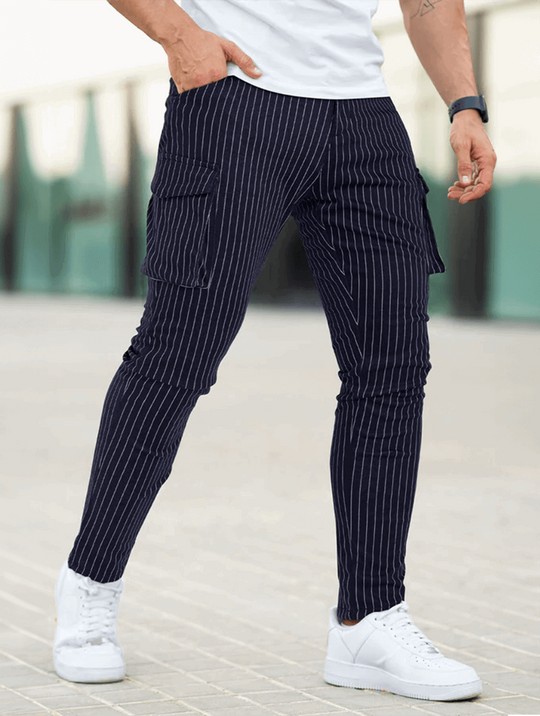 Vittorio Stretch Pants - Marineblau