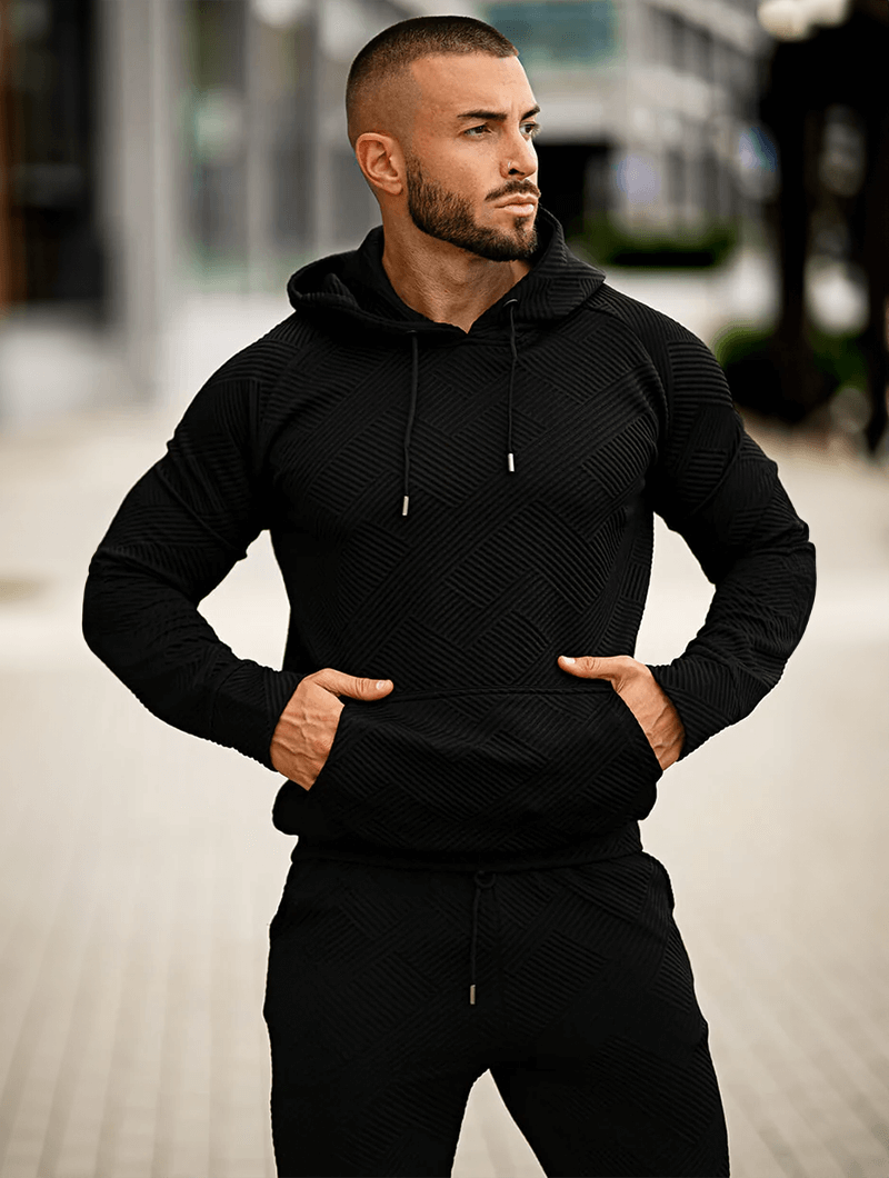 Pietro Hoodie Set - Schwarz