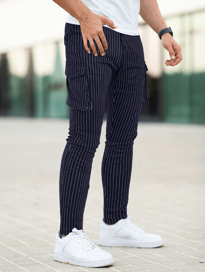 Vittorio Stretch Pants - Marineblau