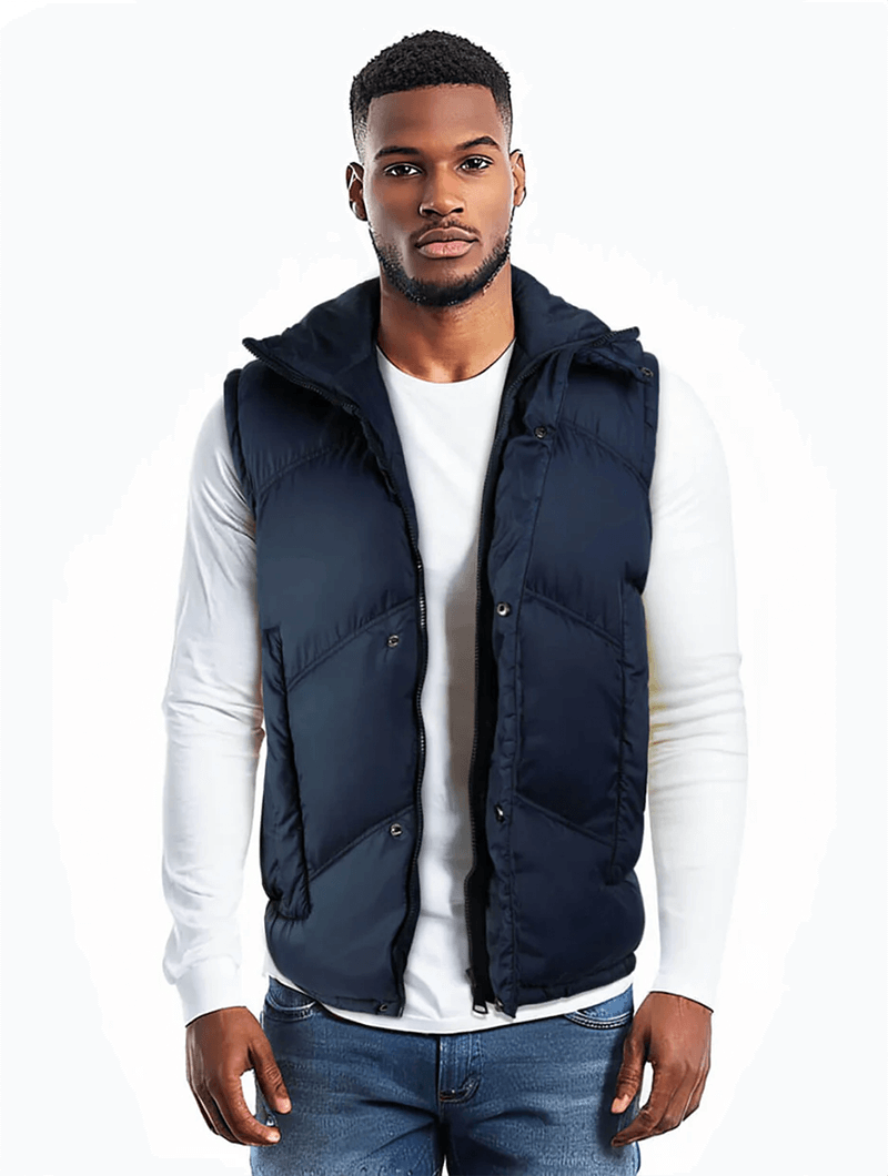 Metro Puffer Jacke - Blau