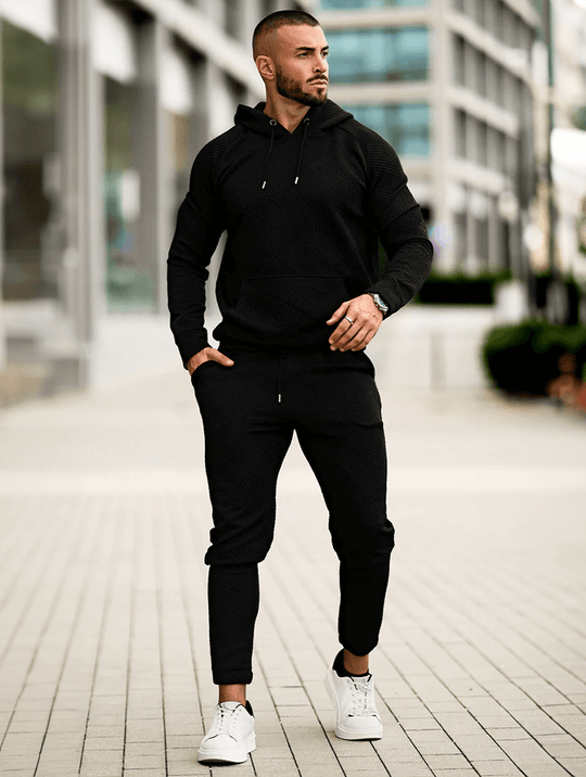 Pietro Hoodie Set - Schwarz