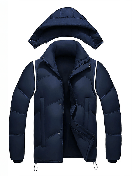 Metro Puffer Jacke - Blau