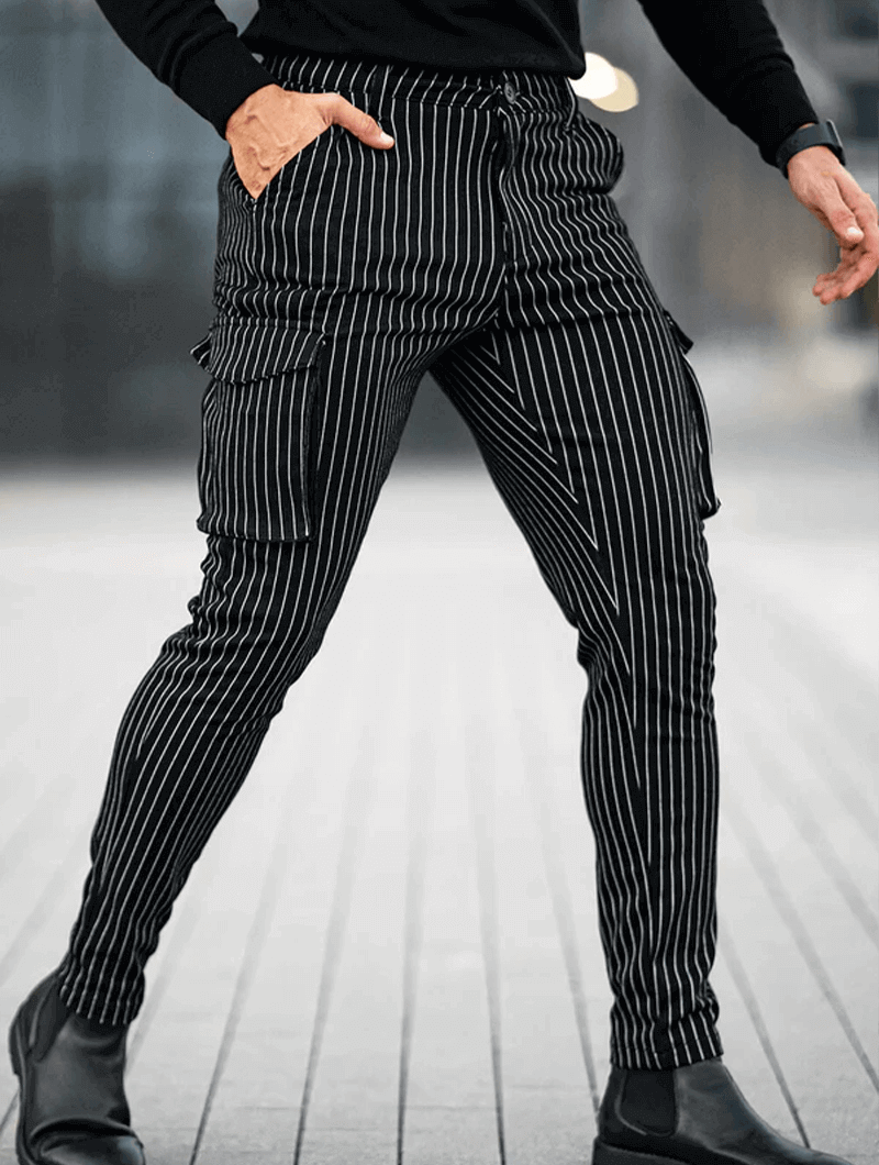 Vittorio Stretch Pants - Black