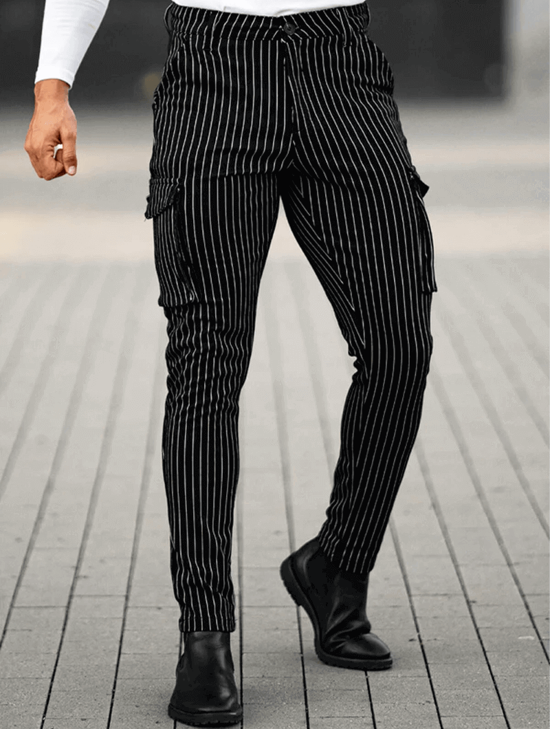 Vittorio Stretch Pants - Black