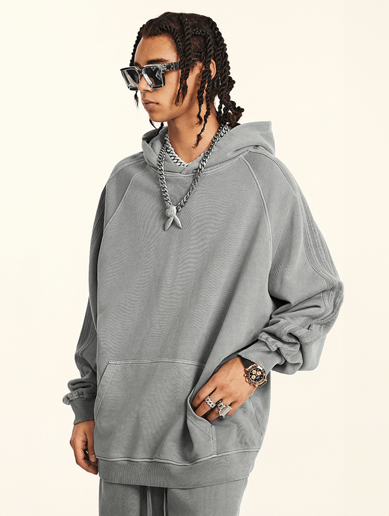 Baxter Street Hoodie - Grau