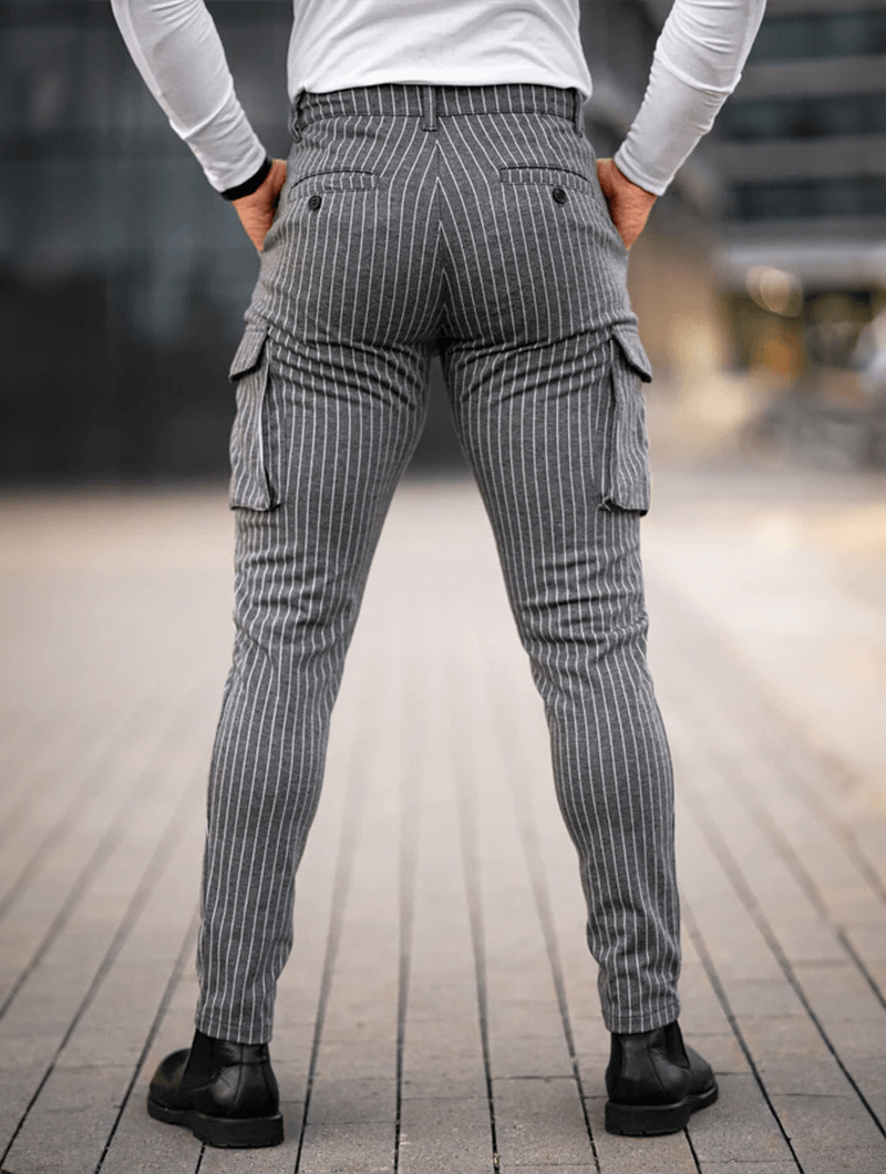 Vittorio Stretch Pants - Grey