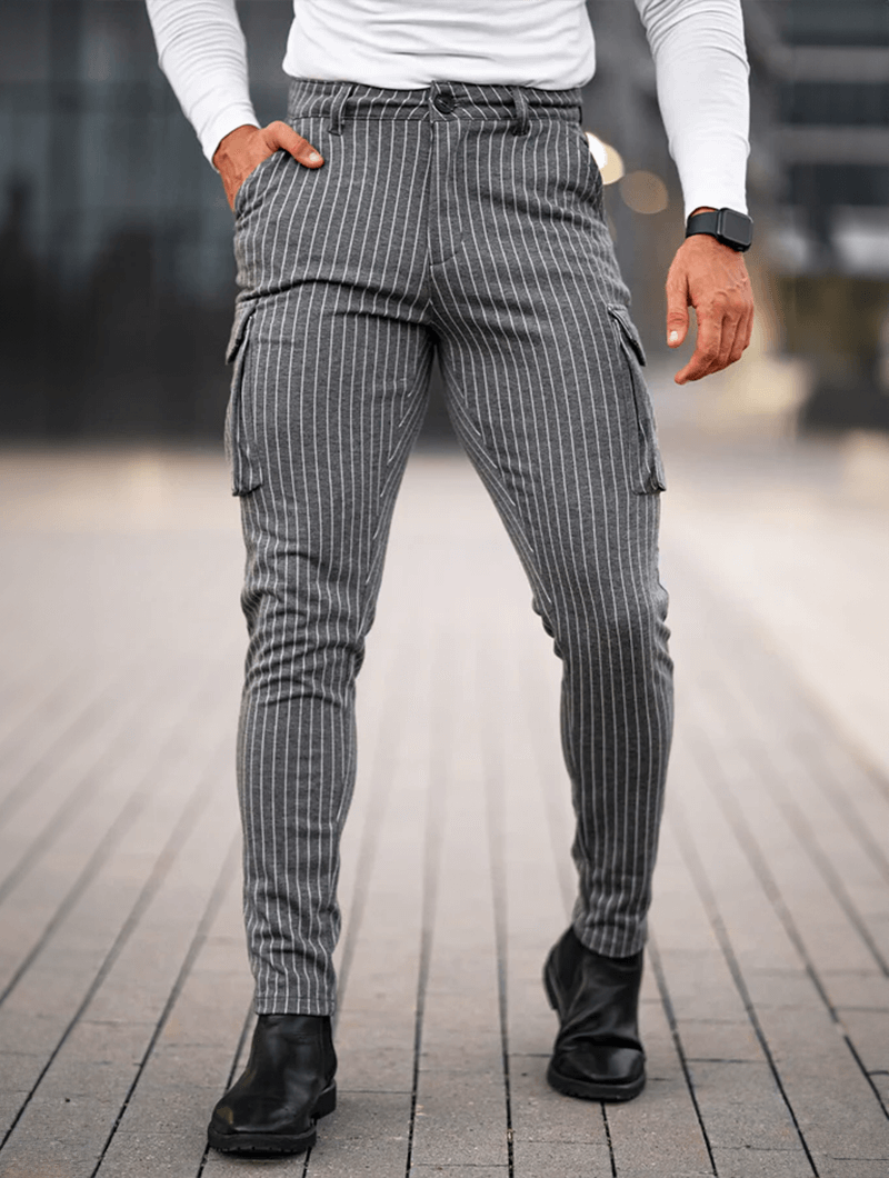 Vittorio Stretch Pants - Grey