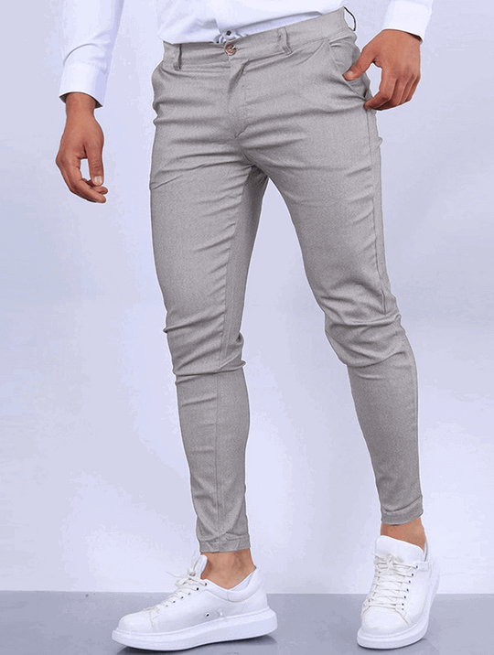 Noa Stretch Pants - Hellgrau