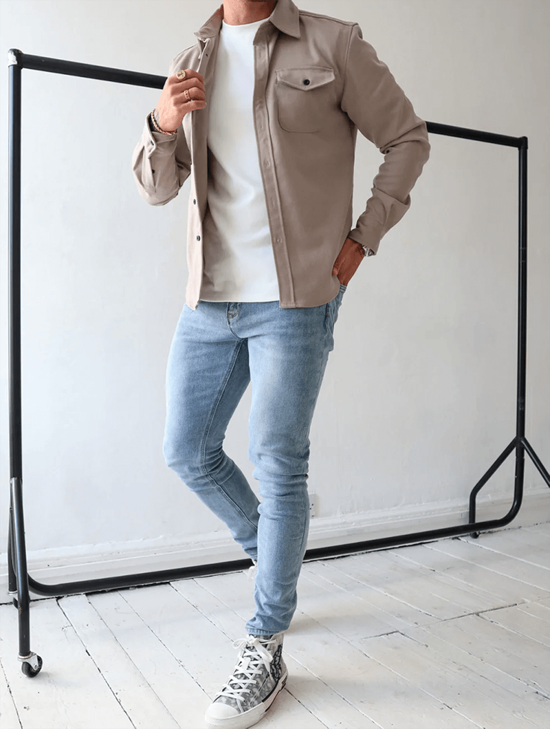 Dano Overshirt - Beige