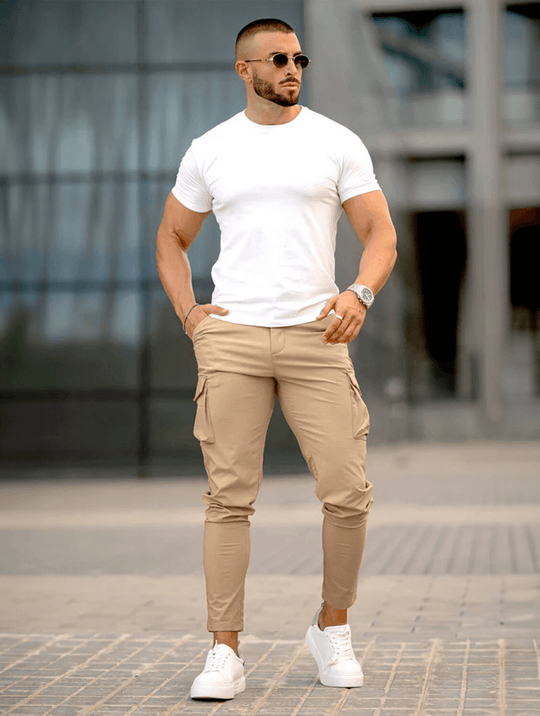 Franco Cargo Hosen - Khaki