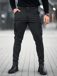 Vittorio Stretch Pants - Black