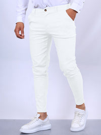 Noa Slim Fit Pants - Weiß