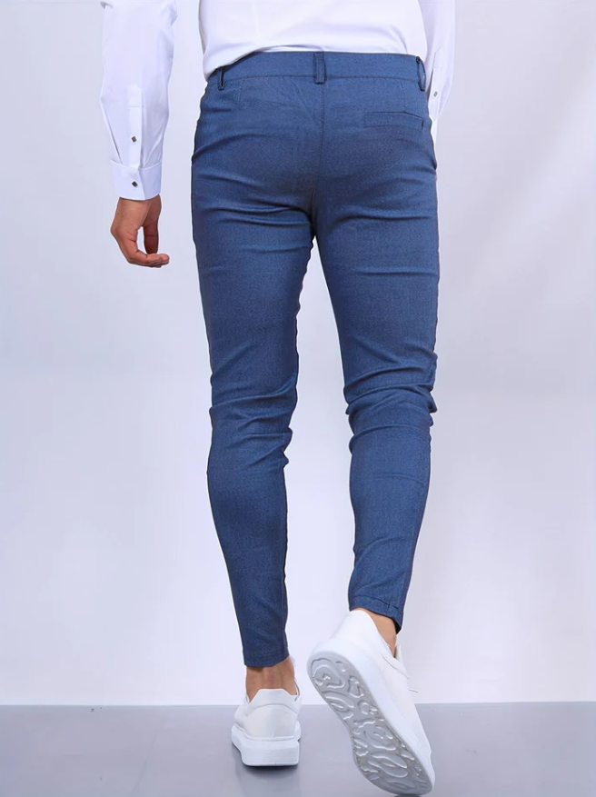 Noa Slim Fit Pants - Blue 